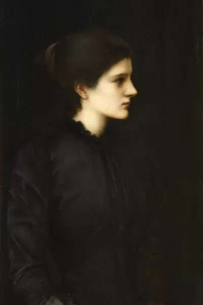 Portrait of Amy Gaskell, 1893. Creator: Burne-Jones, Sir Edward Coley (1833-1898)