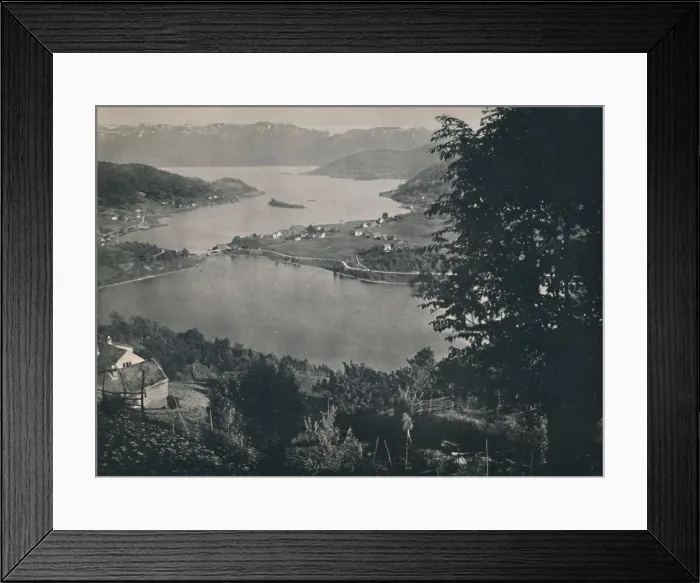 Framed Print : Nordheimsund, 1914. Creator: Unknown Framed Print : Nordheimsund, 1914. Creator: Unknown