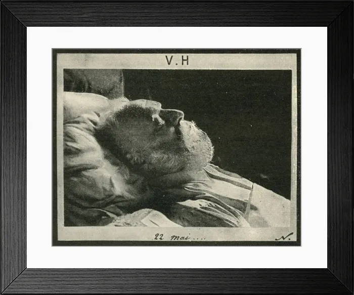 Framed Print : Victor Hugo After Death, 1885, (1902). Creator: Unknown Framed Print : Victor Hugo After Death, 1885, (1902). Creator: Unknown