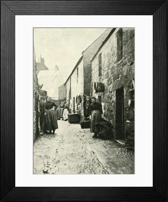 Framed Print : Fisher-Folks, 1902. Creator: Unknown Framed Print : Fisher-Folks, 1902. Creator: Unknown