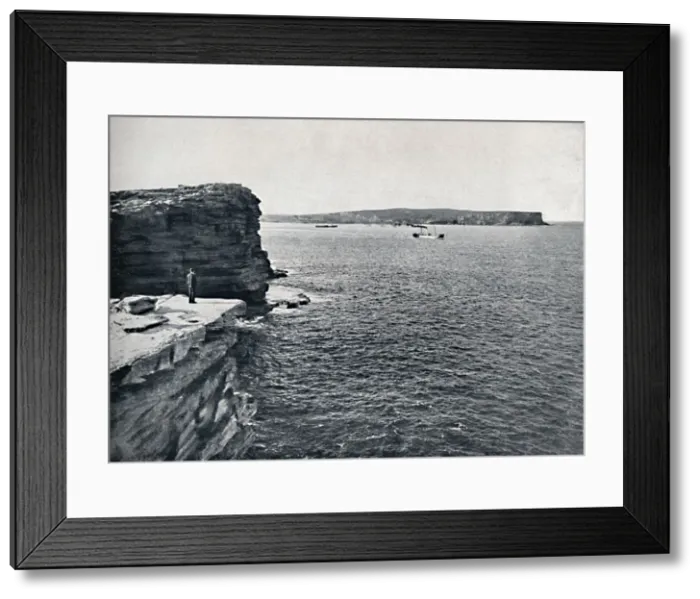 Framed Print : Sydney Heads, at the Gap at Watsons Bay, c1900. Creator: Unknown Framed Print : Sydney Heads, at the Gap at Watsons Bay, c1900. Creator: Unknown