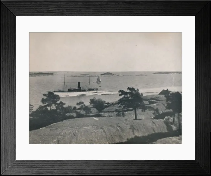 Framed Print : Fra Kristianiafjorden, 1914. Creator: Unknown Framed Print : Fra Kristianiafjorden, 1914. Creator: Unknown