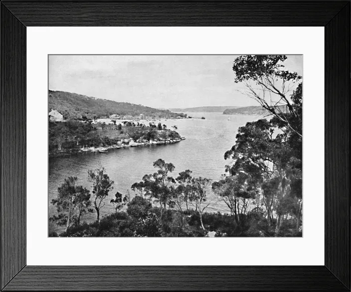 Framed Print : Middle Harbour, from Spit Road, c1900. Creator: Unknown Framed Print : Middle Harbour, from Spit Road, c1900. Creator: Unknown