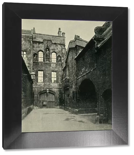 New College Gate and Lane, 1902. Creator: Unknown