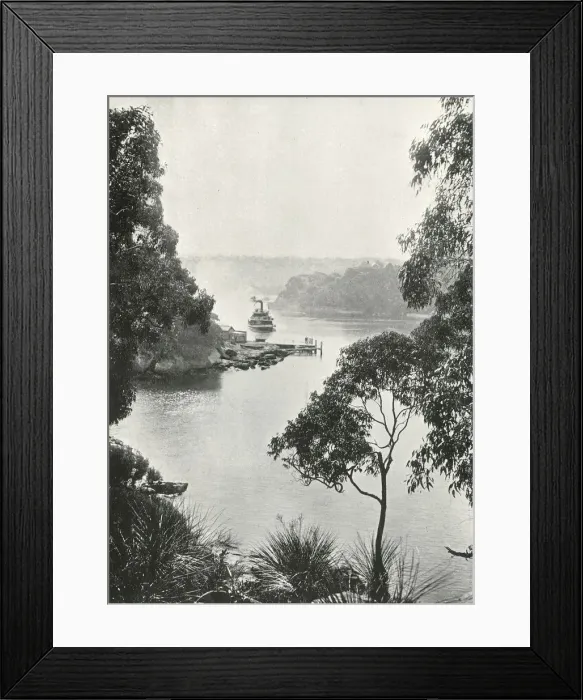 Framed Print : Mosmans Bay, from Cremorne Jetty, c1900. Creator: Unknown Framed Print : Mosmans Bay, from Cremorne Jetty, c1900. Creator: Unknown