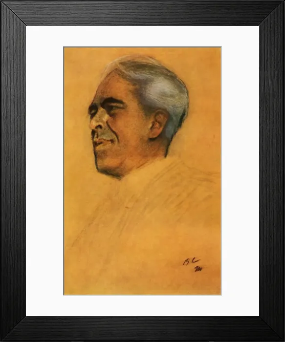 Framed Print : Portrait of the Actor Konstantin Sergeyevich Stanislavsky, 1911, (1965). Creator: Valentin Serov Framed Print : Portrait of the Actor Konstantin Sergeyevich Stanislavsky, 1911, (1965). Creator: Valentin Serov