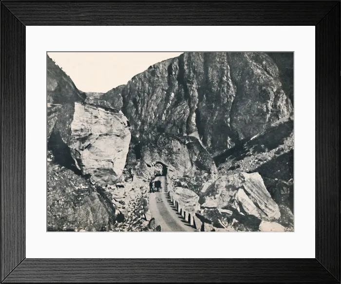 Framed Print : The Bratland Valley, 1914. Creator: Unknown Framed Print : The Bratland Valley, 1914. Creator: Unknown