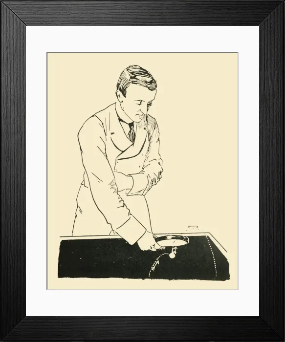 Framed Print : Fast Half-Volley, 1902. Creator: Unknown