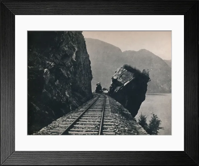 Framed Print : Fra Vossebanen, 1914. Creator: Unknown Framed Print : Fra Vossebanen, 1914. Creator: Unknown