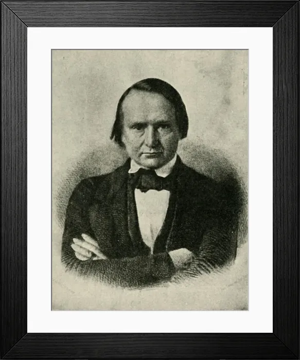 Framed Print : Victor Hugo, 1848, (1902). Creator: Unknown Framed Print : Victor Hugo, 1848, (1902). Creator: Unknown