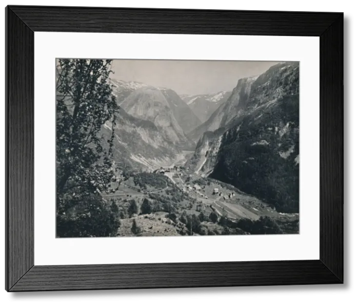 Framed Print : Stalheim and Naerodal, 1914. Creator: Unknown Framed Print : Stalheim and Naerodal, 1914. Creator: Unknown