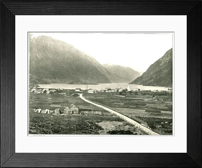Framed Print : General view, Odde, Norway, 1895. Creator: Unknown Framed Print : General view, Odde, Norway, 1895. Creator: Unknown