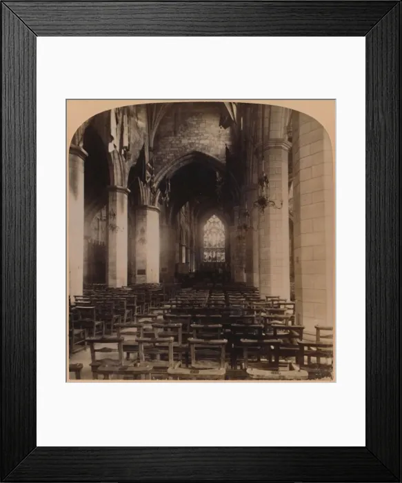 Framed Print : St. Giles Cathedral, Edinburgh, Scotland, 1896. Creator: Underwood & Underwood Framed Print : St. Giles Cathedral, Edinburgh, Scotland, 1896. Creator: Underwood & Underwood