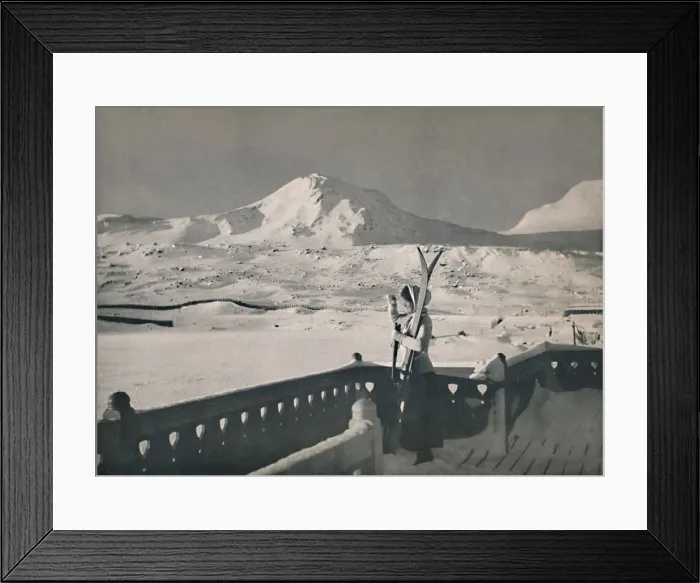 Framed Print : View of Finse, Bergen Railway, 1914. Creator: Unknown Framed Print : View of Finse, Bergen Railway, 1914. Creator: Unknown