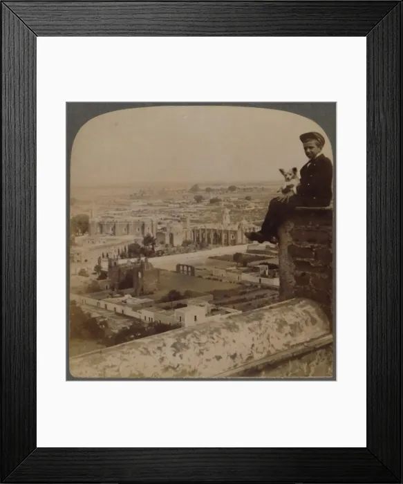 Framed Print : From San Francisco Cathedral, on the largest Aztec Pyramid, looking over Cholula, Mexico, 1901 Framed Print : From San Francisco Cathedral, on the largest Aztec Pyramid, looking over Cholula, Mexico, 1901