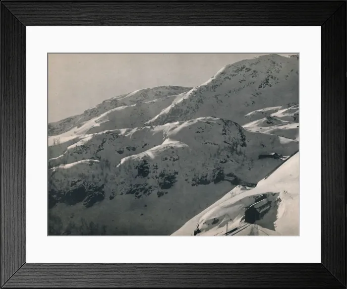 Framed Print : The Reinunga Tunnel on the Bergen Railway, 1914. Creator: Unknown Framed Print : The Reinunga Tunnel on the Bergen Railway, 1914. Creator: Unknown