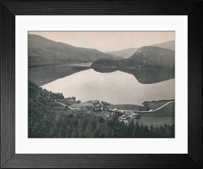 Framed Print : Ved Haverstingstunnelen, Bergensbanen, 1914. Creator: Unknown Framed Print : Ved Haverstingstunnelen, Bergensbanen, 1914. Creator: Unknown