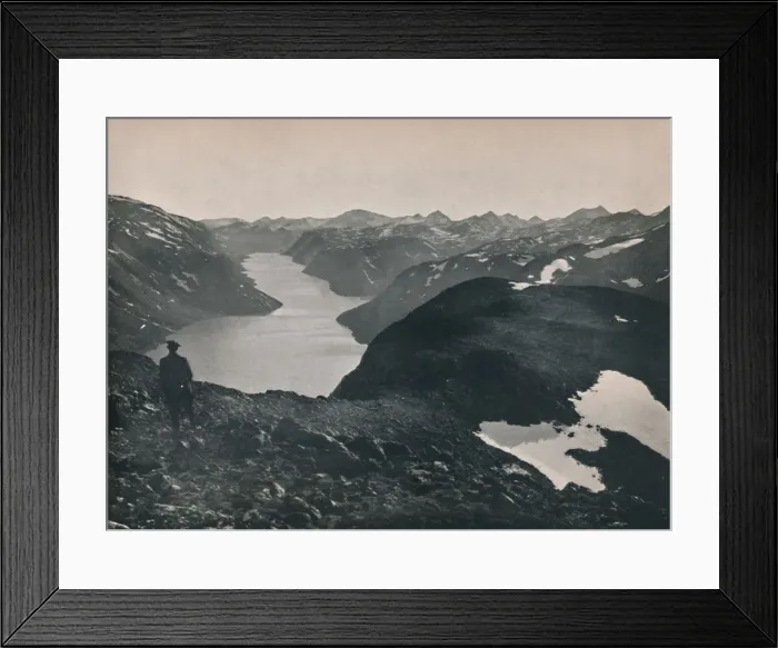 Framed Print : Gjende, Jotunheimen, 1914. Creator: Unknown Framed Print : Gjende, Jotunheimen, 1914. Creator: Unknown