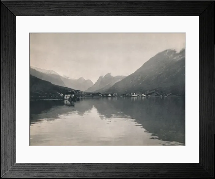 Framed Print : Olden, Nordfjord, 1914. Creator: Unknown Framed Print : Olden, Nordfjord, 1914. Creator: Unknown