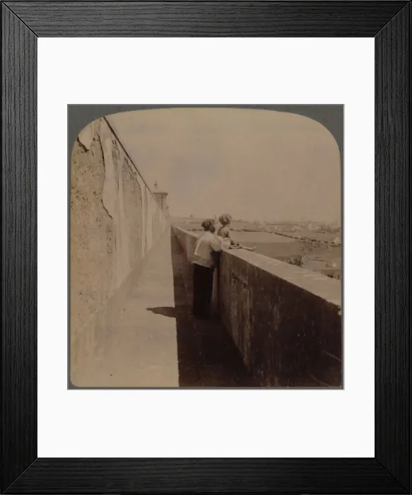 Framed Print : Long walk along the old Aqueduct - (1729-49) - supplies city with water, Lisbon, Portugal, 1902 Framed Print : Long walk along the old Aqueduct - (1729-49) - supplies city with water, Lisbon, Portugal, 1902