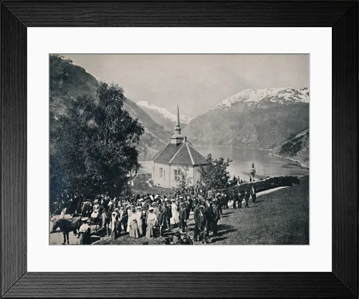 Framed Print : Merok, Geiranger, 1914. Creator: Unknown Framed Print : Merok, Geiranger, 1914. Creator: Unknown