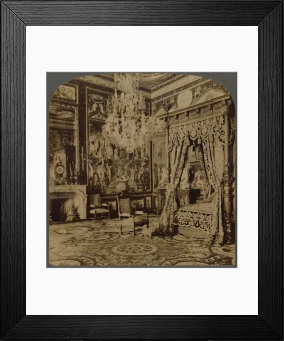 Framed Print : Bedroom of Catherine de Medicis, Palace of Fontainebleau, France, 1901. Creator Framed Print : Bedroom of Catherine de Medicis, Palace of Fontainebleau, France, 1901. Creator