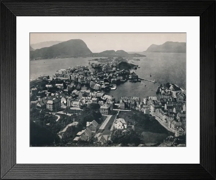 Framed Print : Aalesund, 1914. Creator: Unknown Framed Print : Aalesund, 1914. Creator: Unknown