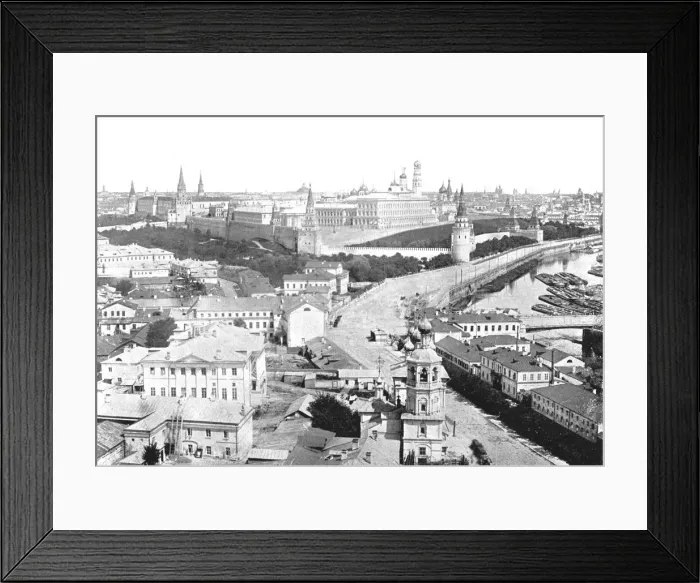 Framed Print : View of the city and the Kremlin, Moscow, Russia, 1895. Creator: Unknown Framed Print : View of the city and the Kremlin, Moscow, Russia, 1895. Creator: Unknown