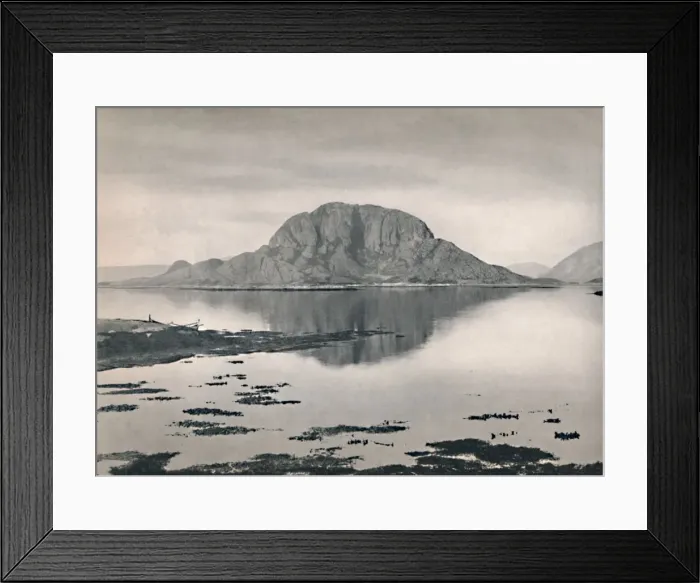 Framed Print : The island of Torghatten, 1914. Creator: Unknown Framed Print : The island of Torghatten, 1914. Creator: Unknown