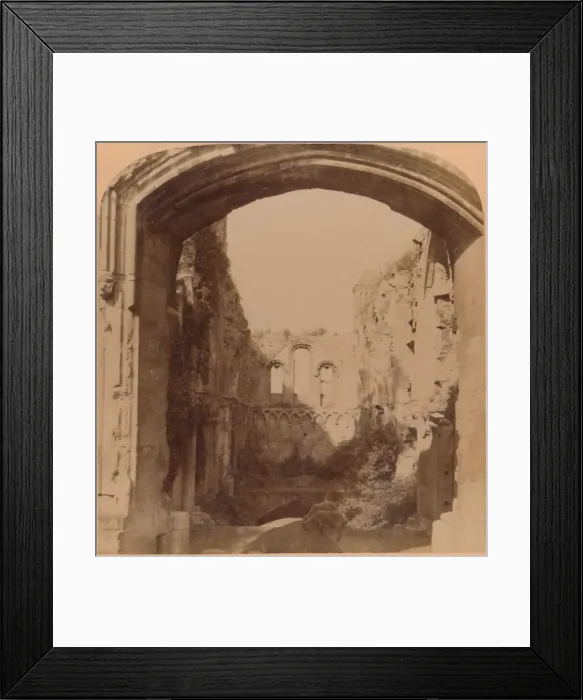 Framed Print : St. Josephs Chapel, Glastonbury Abbey (6th Century), 1900. Creator: Underwood & Underwood Framed Print : St. Josephs Chapel, Glastonbury Abbey (6th Century), 1900. Creator: Underwood & Underwood
