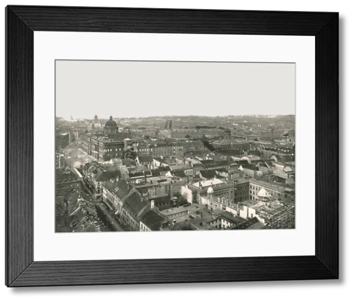 Framed Print : Panorama of the city of Berlin, Germany, 1895. Creator: Berlin Photographic Co Framed Print : Panorama of the city of Berlin, Germany, 1895. Creator: Berlin Photographic Co