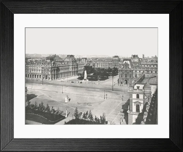 Framed Print : The Louvre, Paris, France, 1895. Creator: Unknown Framed Print : The Louvre, Paris, France, 1895. Creator: Unknown
