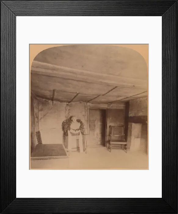 Framed Print : The Room where Shakespeare was born, Stratford-on-Avon, England, 1900. Creator Framed Print : The Room where Shakespeare was born, Stratford-on-Avon, England, 1900. Creator