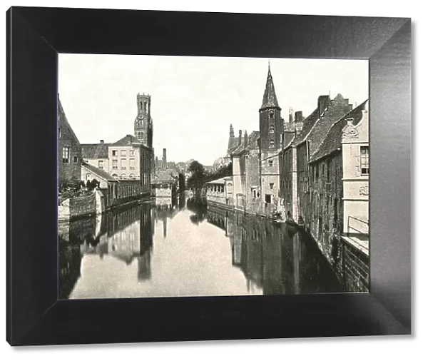 The Canal, Bruges, Belgium, 1895. Creator: Unknown