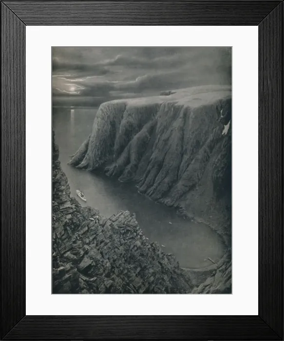 Framed Print : Hornviken, Nordkap, 1914. Creator: Unknown Framed Print : Hornviken, Nordkap, 1914. Creator: Unknown