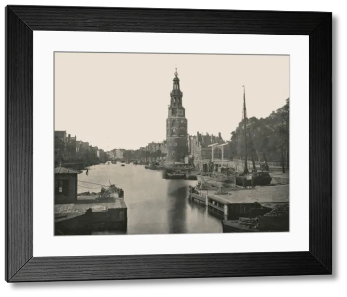Framed Print : The Montelbaanstoren, Amsterdam, Netherlands, 1895. Creator: Unknown Framed Print : The Montelbaanstoren, Amsterdam, Netherlands, 1895. Creator: Unknown