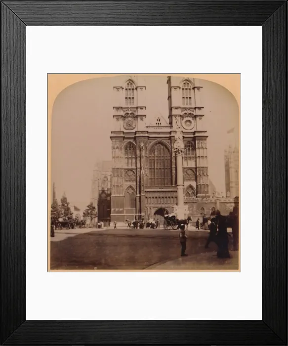 Framed Print : Westminster Abbey, London, England, 1896. Creator: Underwood & Underwood Framed Print : Westminster Abbey, London, England, 1896. Creator: Underwood & Underwood