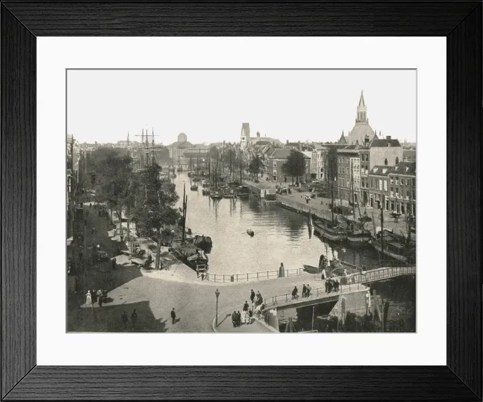 Framed Print : View of Rotterdam, Netherlands, 1895. Creator: Unknown Framed Print : View of Rotterdam, Netherlands, 1895. Creator: Unknown
