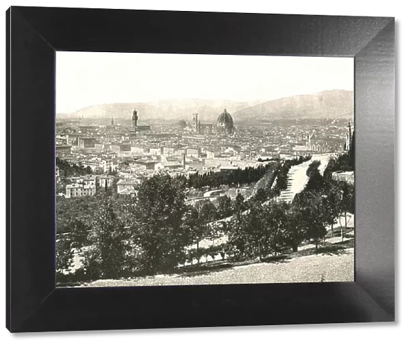 Panorama of the city of Florence, Italy, 1895. Creator: W &s Ltd