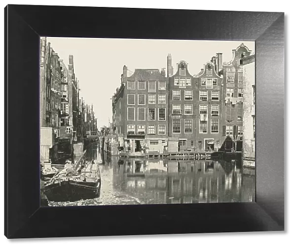 View of one of the main canals, Amsterdam, Netherlands, 1895. Creator: Unknown