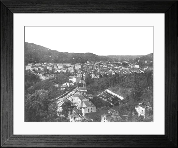 Framed Print : General view of the city of Carrara, Italy, 1895. Creator: Unknown Framed Print : General view of the city of Carrara, Italy, 1895. Creator: Unknown
