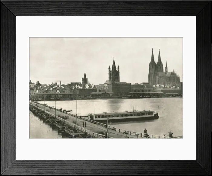 Framed Print : Cologne, Germany, 1895. Creator: Francis Frith & Co Framed Print : Cologne, Germany, 1895. Creator: Francis Frith & Co