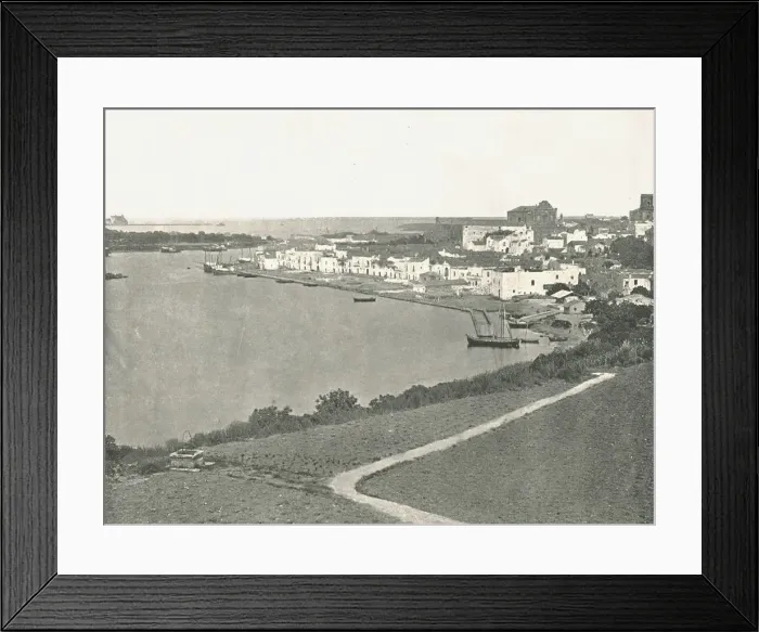 Framed Print : General view, Brindisi, Italy, 1895. Creator: Unknown Framed Print : General view, Brindisi, Italy, 1895. Creator: Unknown