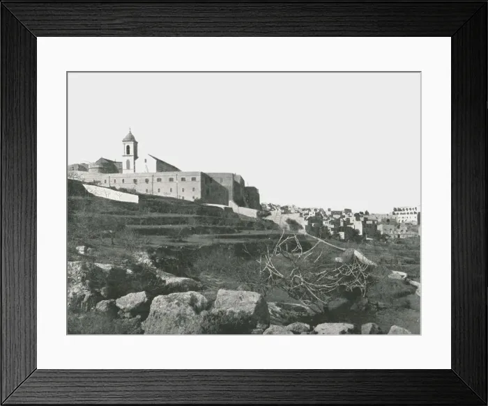 Framed Print : The Church of the Nativity, Bethlehem, Palestine, 1895. Creator: W &s Ltd Framed Print : The Church of the Nativity, Bethlehem, Palestine, 1895. Creator: W &s Ltd