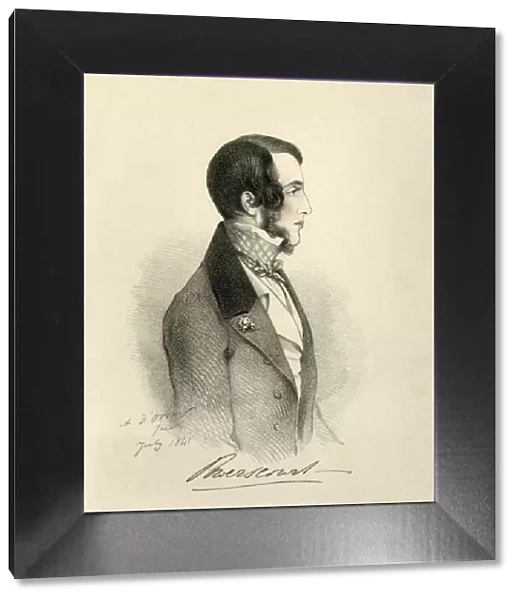 Viscount Powerscourt, 1841. Creator: Richard James Lane
