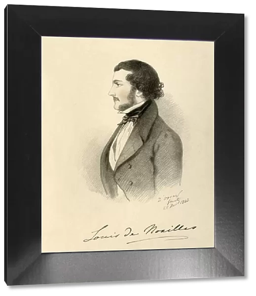 Louis de Noailles, 1842. ???? Creator: Alfred d Orsay
