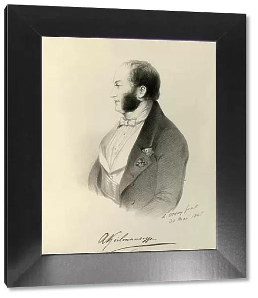 Count Kielmansegg, 1845. Creator: Richard James Lane