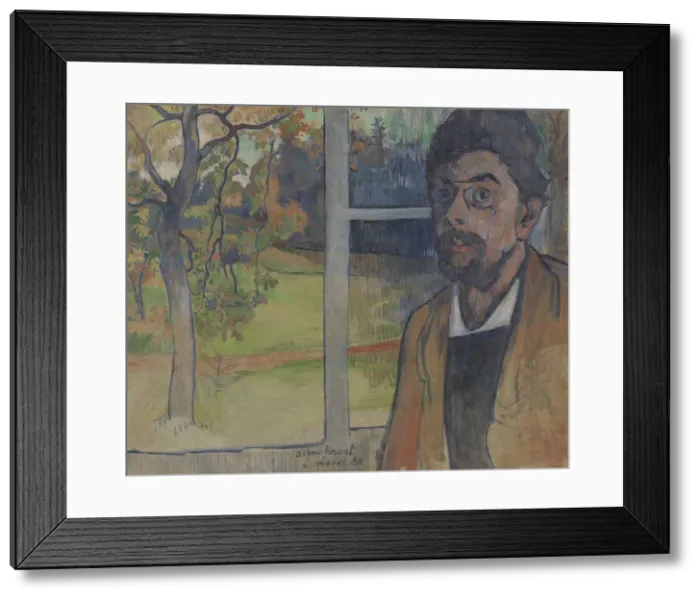 Framed Print : Self-Portrait, 1888. Creator: Laval, Charles (1862-1894)