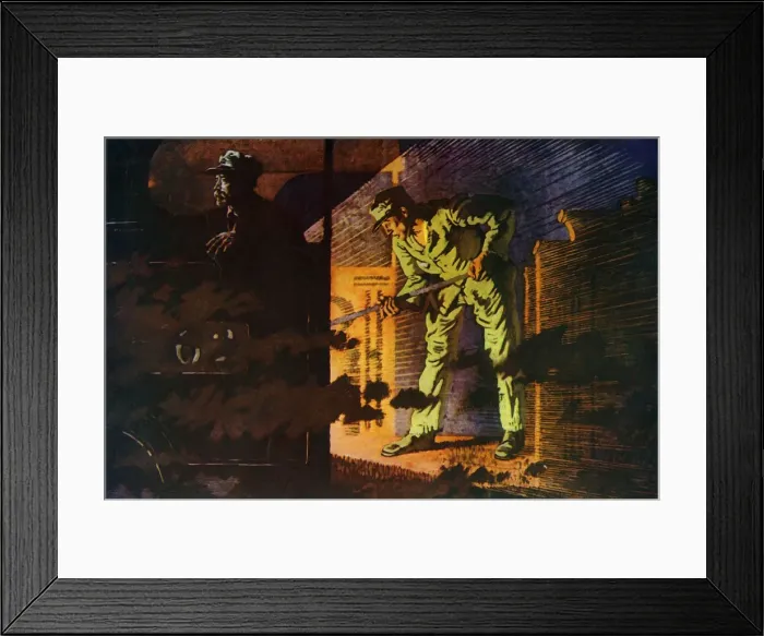 Framed Print : The Night Mall, 1930. Creator: William Newenham Montague Orpen Framed Print : The Night Mall, 1930. Creator: William Newenham Montague Orpen