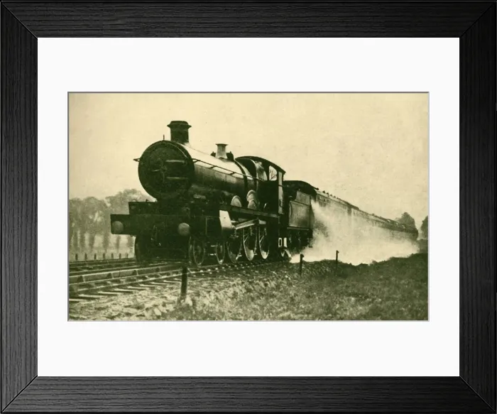 Framed Print : Birmingham Express Picking Up Water at Ruislip, Great Western Railway, 1930. Creator: F Framed Print : Birmingham Express Picking Up Water at Ruislip, Great Western Railway, 1930. Creator: F